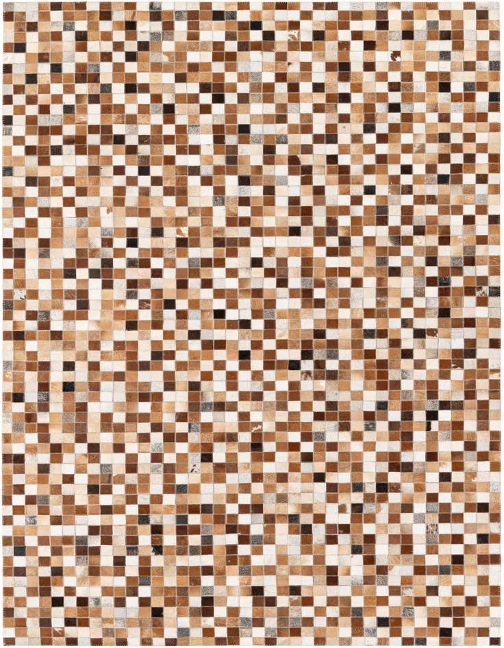 Detail image of 5' 1 x 7' 10 Cowhide Stocks Rug