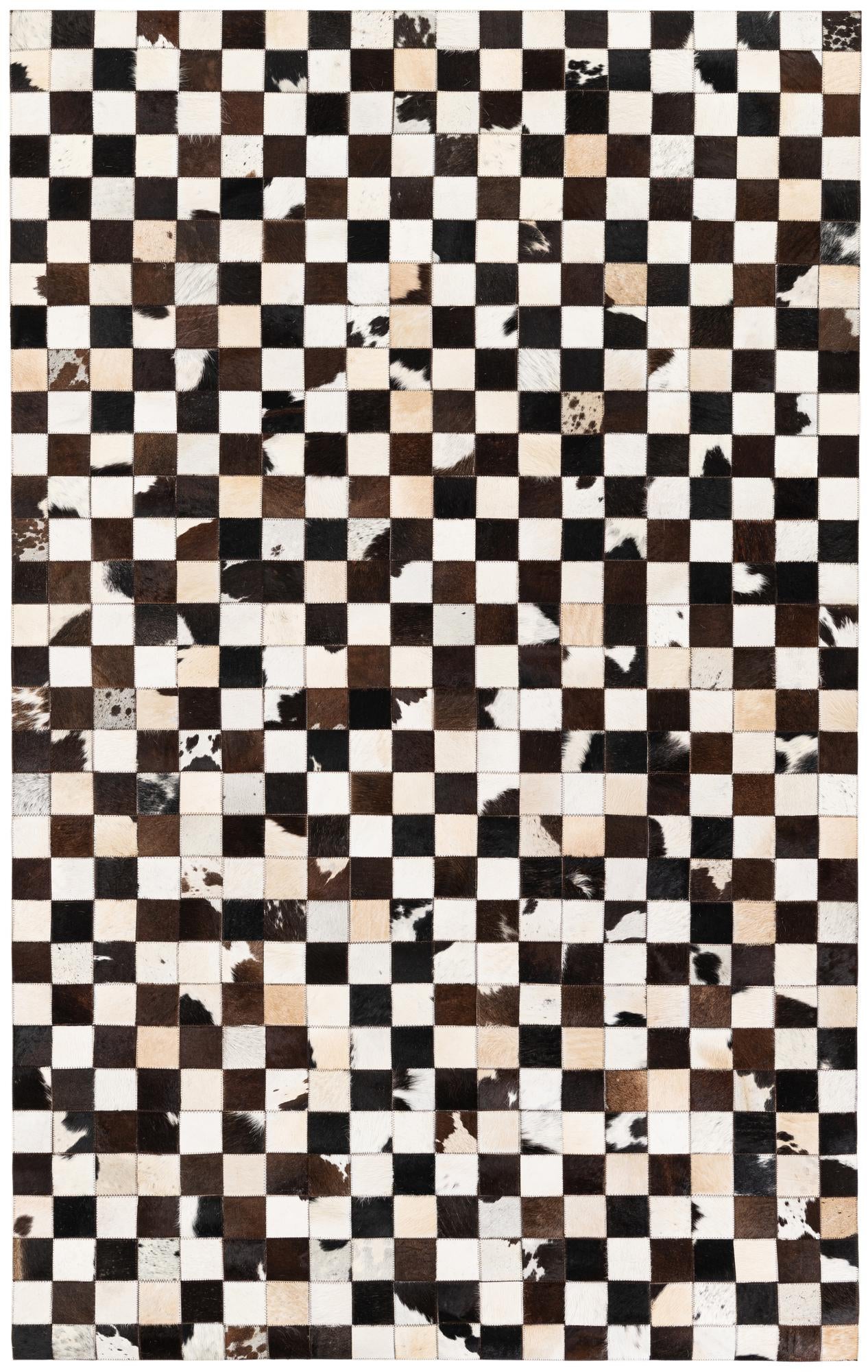 5' x 8' Cowhide Stocks Rug