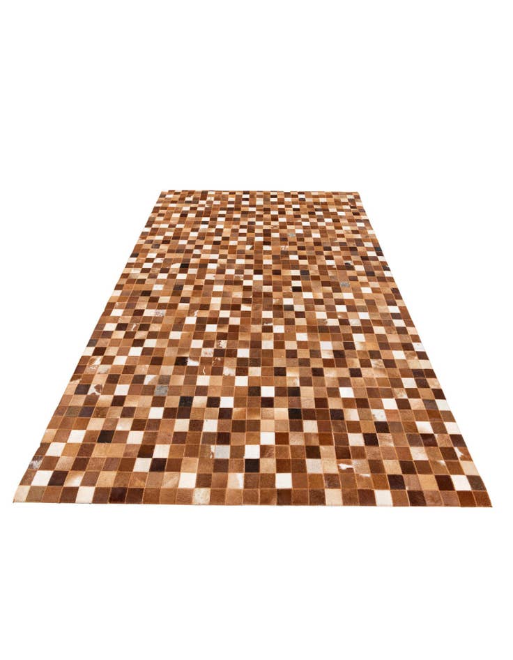 Detail image of 5' x 7' 11 Cowhide Stocks Rug