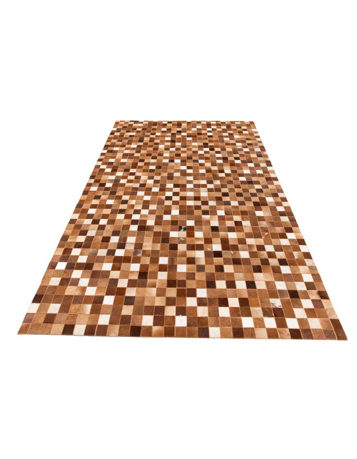 Detail image of 5' 1 x 7' 11 Cowhide Stocks Rug