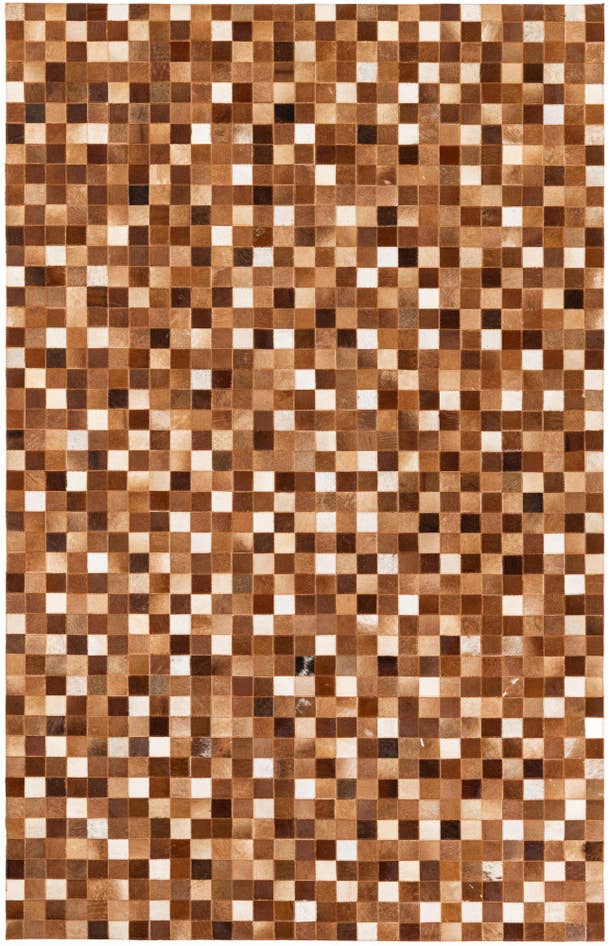 Detail image of 5' 1 x 7' 11 Cowhide Stocks Rug