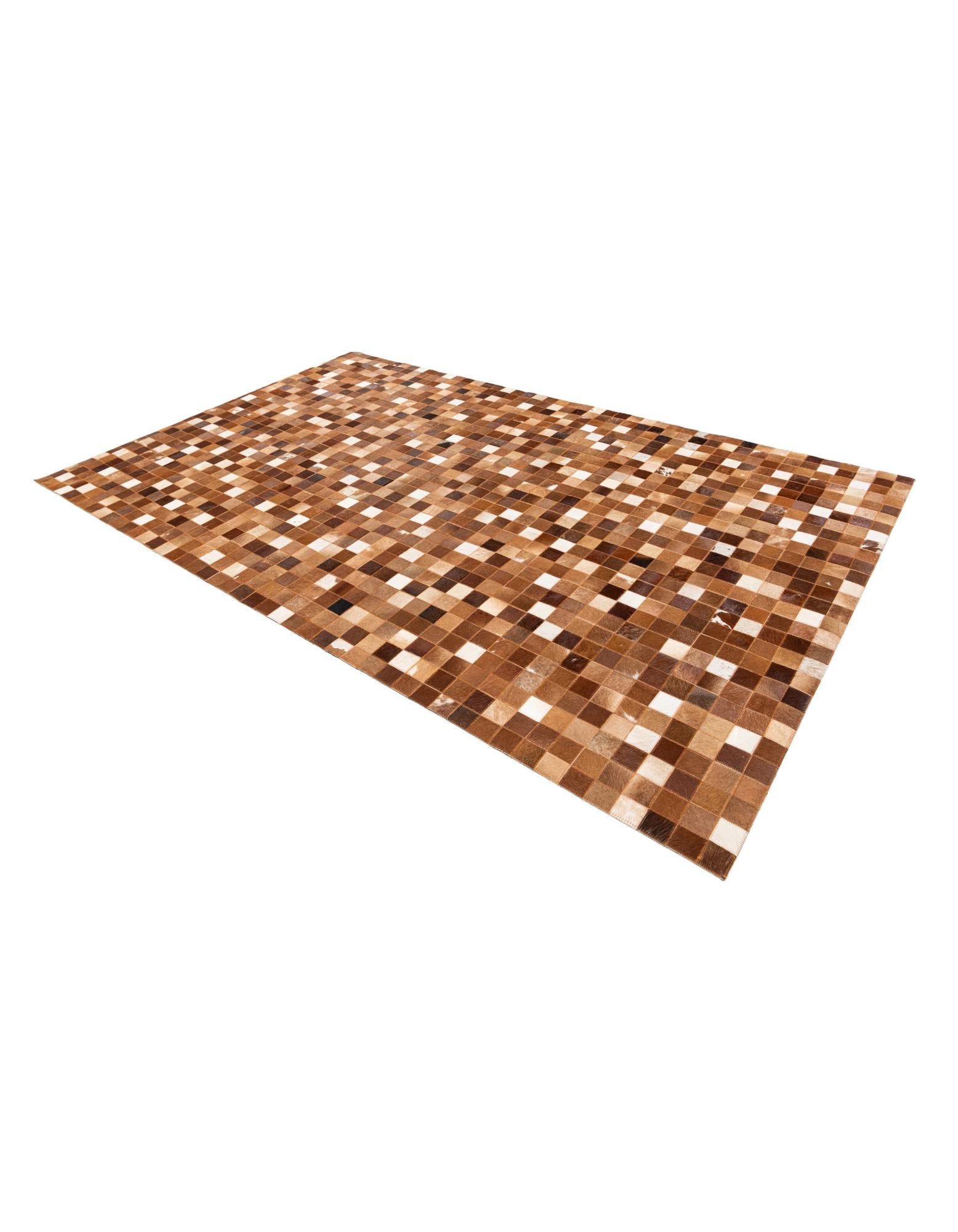5' 1 x 8' 2 Cowhide Stocks Rug