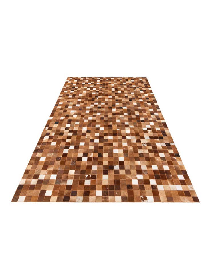 5' 1 x 8' 2 Cowhide Stocks Rug