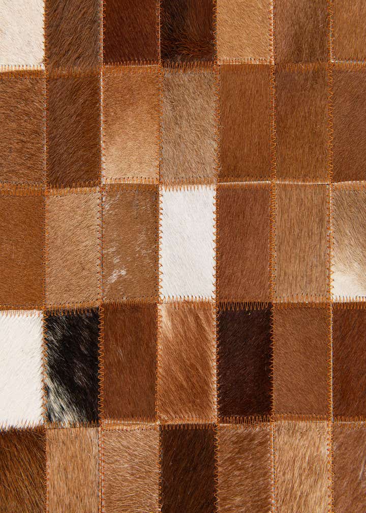 5' 1 x 8' 2 Cowhide Stocks Rug
