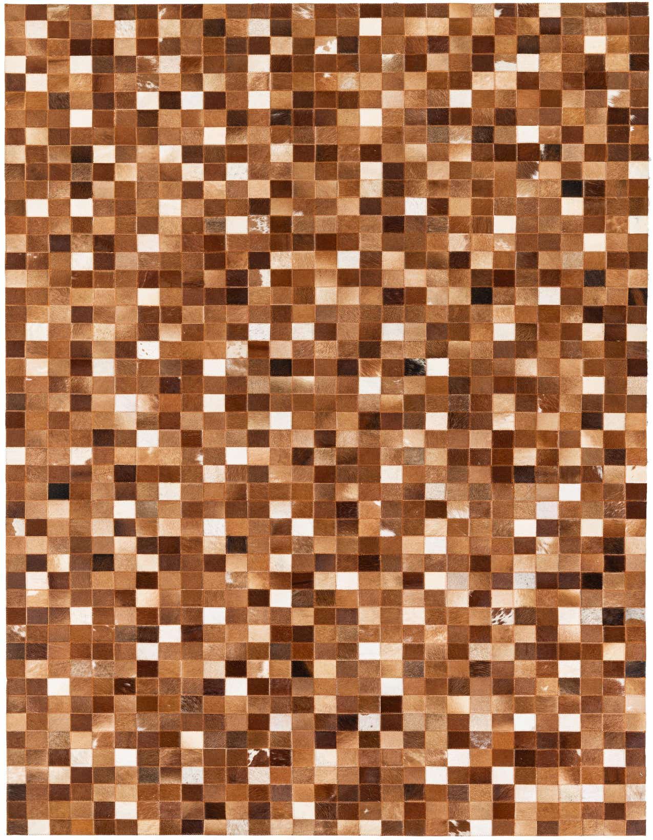 5' 1 x 8' 2 Cowhide Stocks Rug