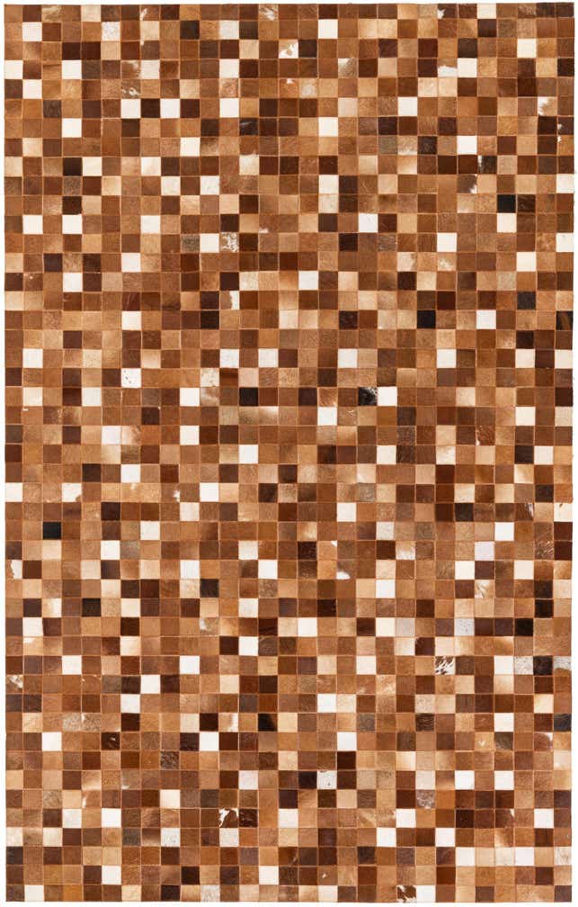 5' 1 x 8' 2 Cowhide Stocks Rug