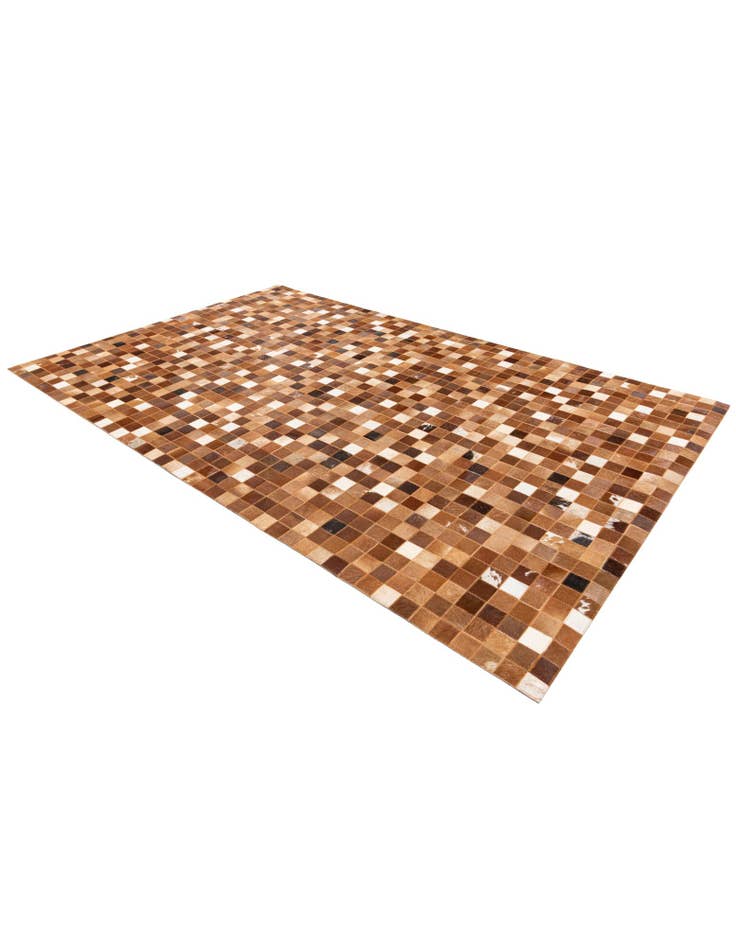 Detail image of 5' 1 x 7' 11 Cowhide Stocks Rug