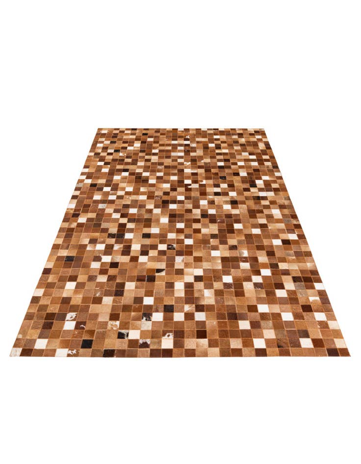 Detail image of 5' 1 x 7' 11 Cowhide Stocks Rug