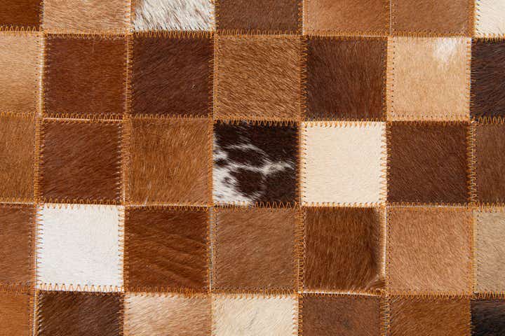 5' 1 x 7' 11 Cowhide Stocks Rug