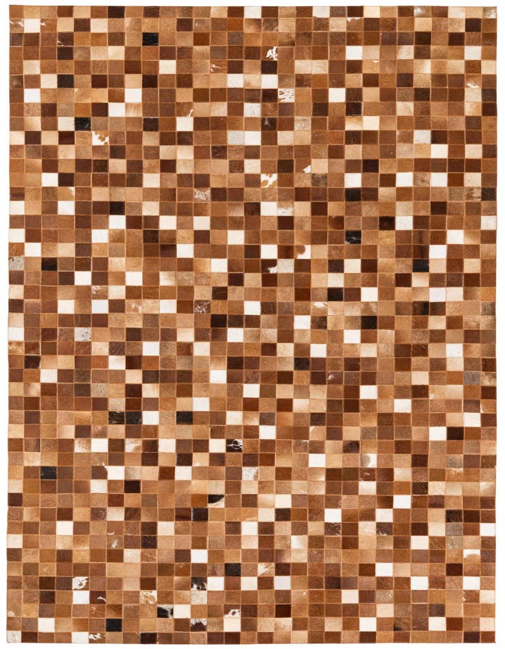 Detail image of 5' 1 x 7' 11 Cowhide Stocks Rug