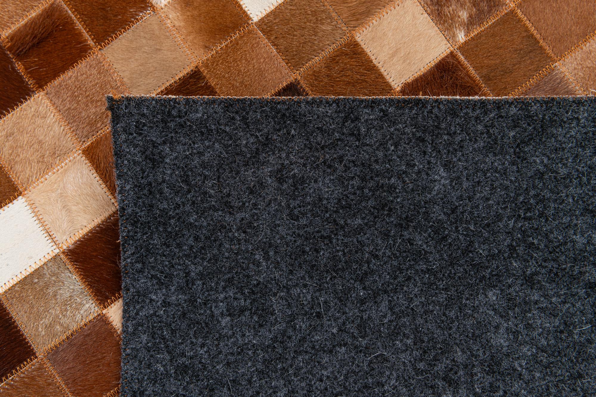5' 1 x 8' 1 Cowhide Stocks Rug
