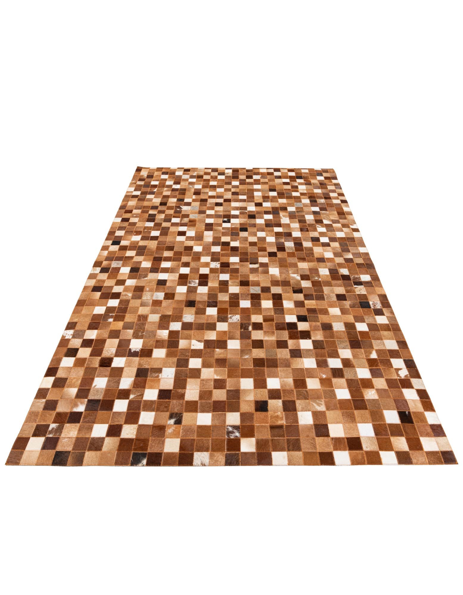 5' 1 x 8' Cowhide Stocks Rug
