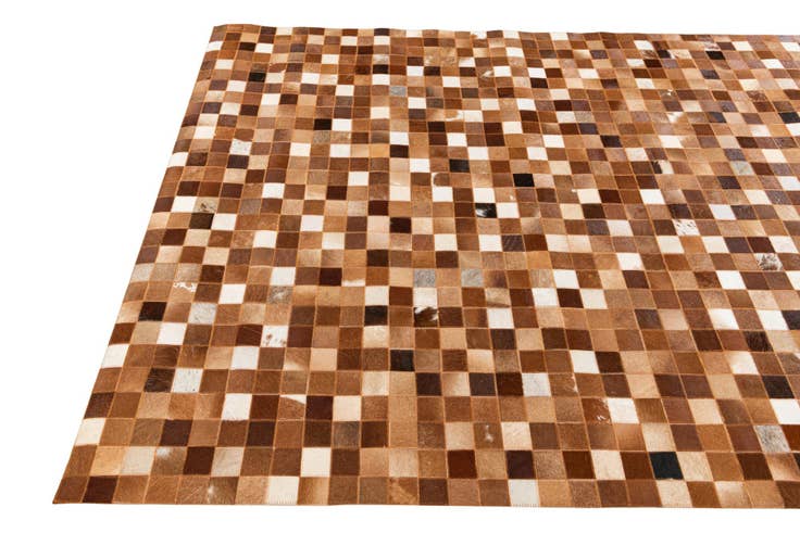 Detail image of 5' 1 x 8' Cowhide Stocks Rug