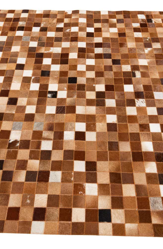 5' 1 x 8' Cowhide Stocks Rug