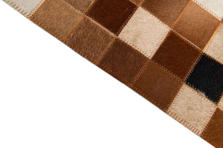 5' 1 x 8' Cowhide Stocks Rug