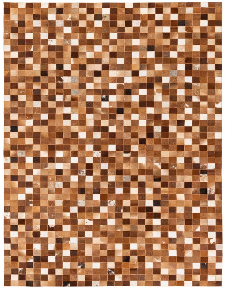 Detail image of 5' 1 x 8' Cowhide Stocks Rug