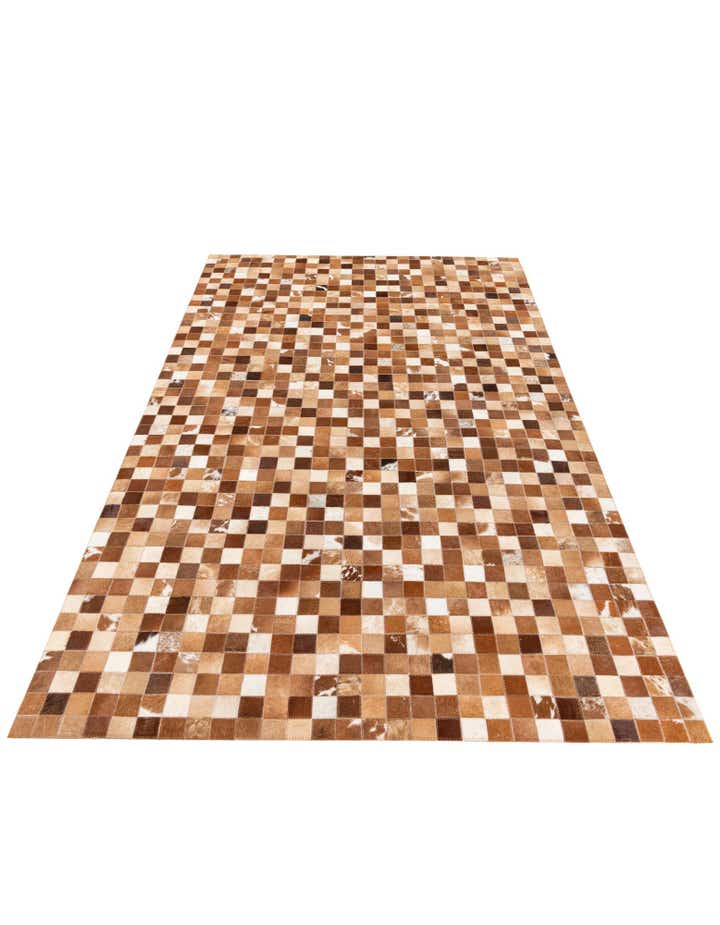 4' 10 x 7' 9 Cowhide Stocks Rug