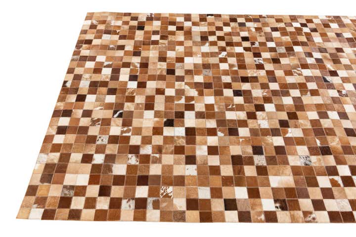 4' 10 x 7' 9 Cowhide Stocks Rug