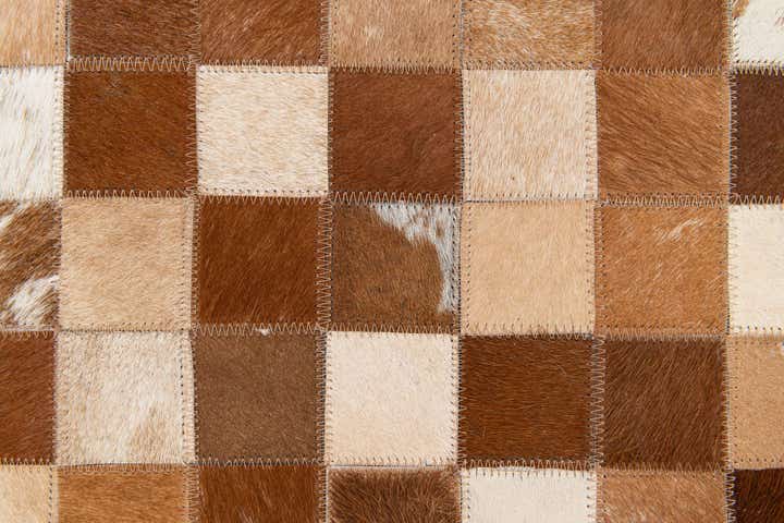 4' 10 x 7' 9 Cowhide Stocks Rug
