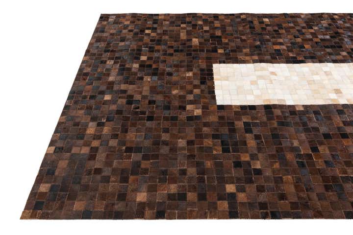 5' x 7' 11 Cowhide Stocks Rug