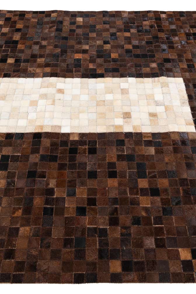 5' x 7' 11 Cowhide Stocks Rug