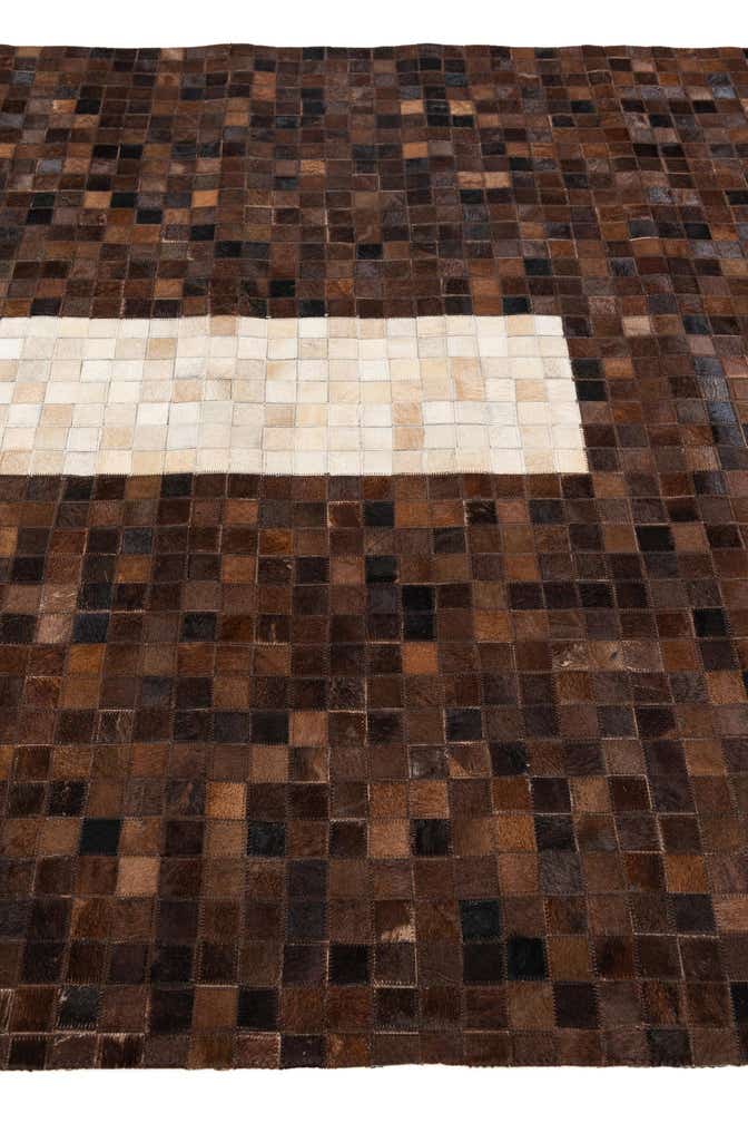 5' 2 x 8' 1 Cowhide Stocks Rug