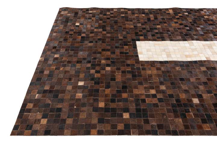 5' x 7' 11 Cowhide Stocks Rug
