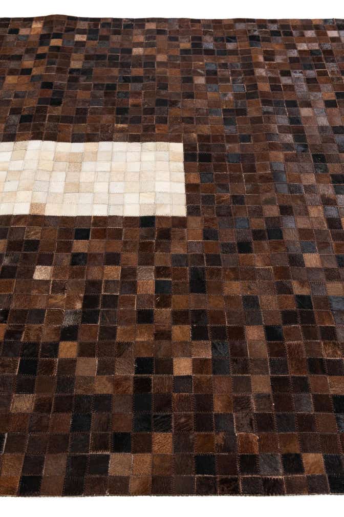 5' x 7' 11 Cowhide Stocks Rug