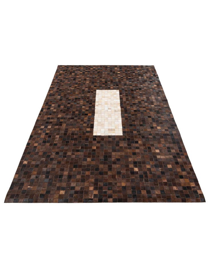 Detail image of 5' 1 x 7' 11 Cowhide Stocks Rug