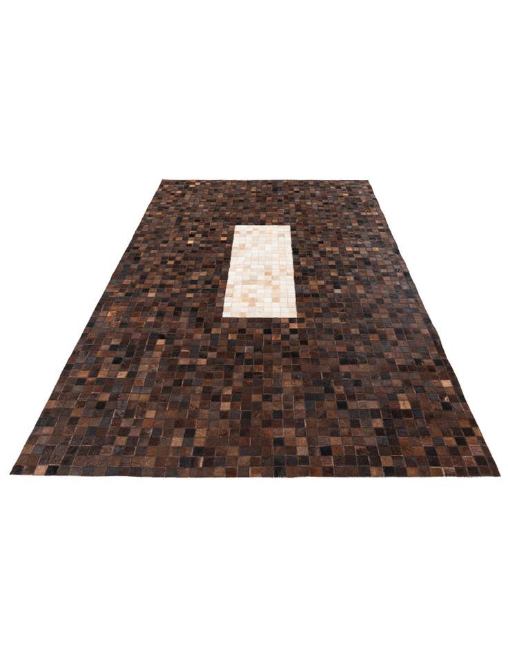 Detail image of 5' 1 x 8' Cowhide Stocks Rug