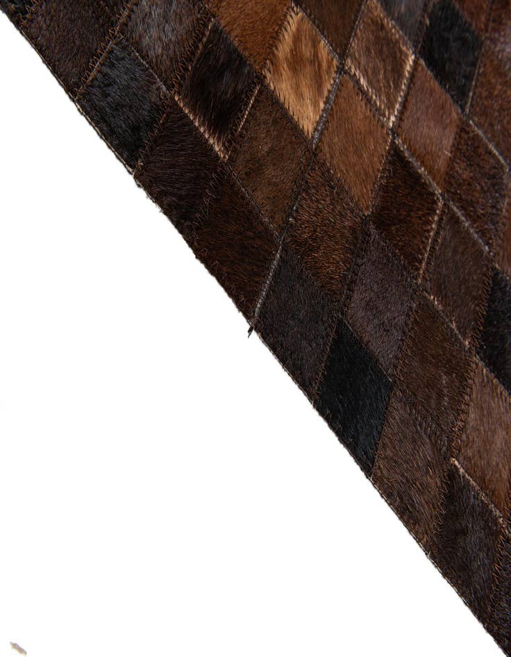 Detail image of 5' 1 x 8' Cowhide Stocks Rug