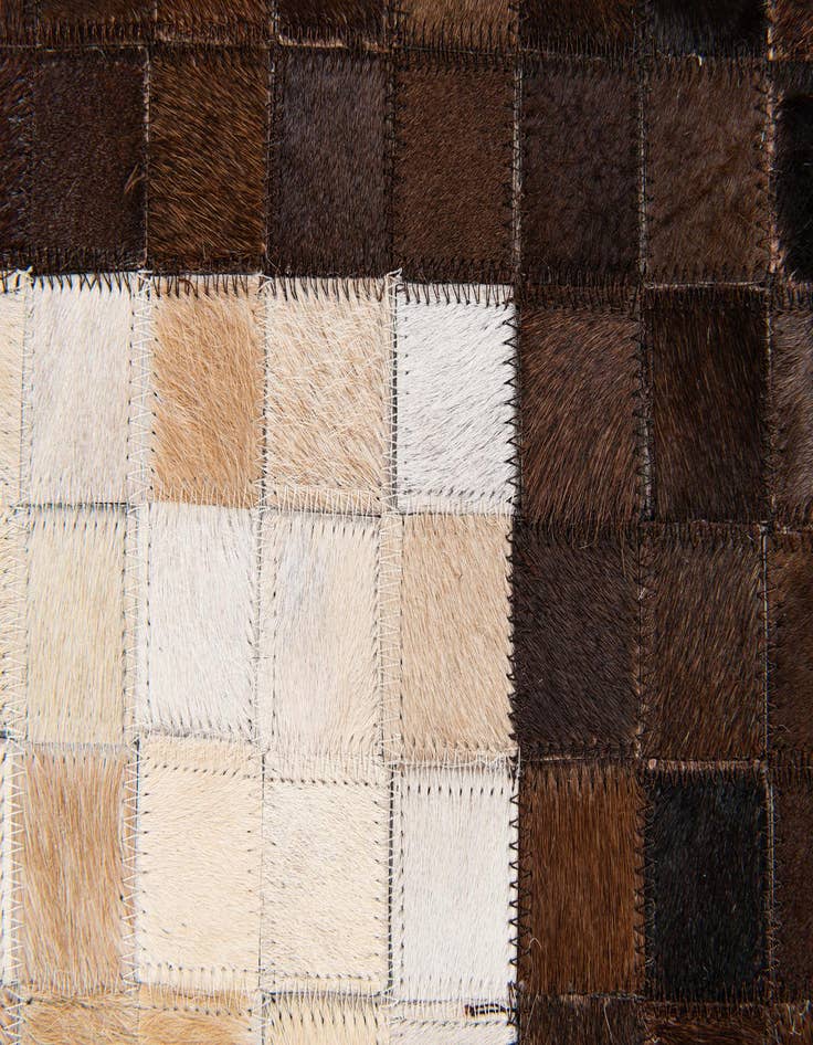 Detail image of 5' 1 x 8' Cowhide Stocks Rug
