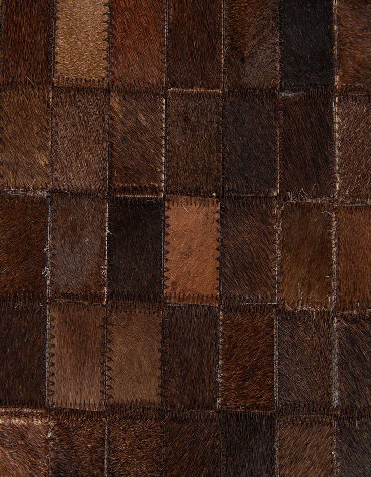 Detail image of 5' 1 x 8' Cowhide Stocks Rug
