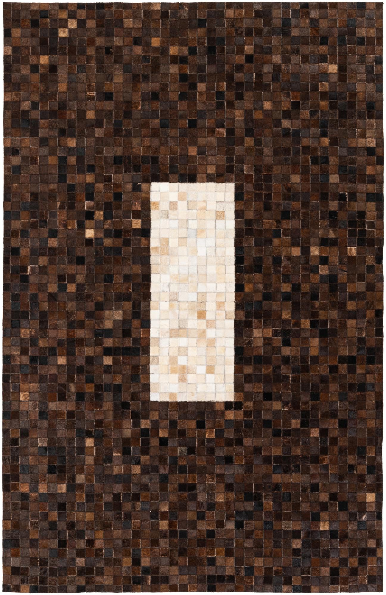 5' 1 x 8' Cowhide Stocks Rug