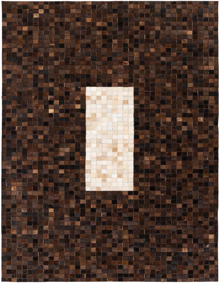 Detail image of 5' 1 x 8' Cowhide Stocks Rug