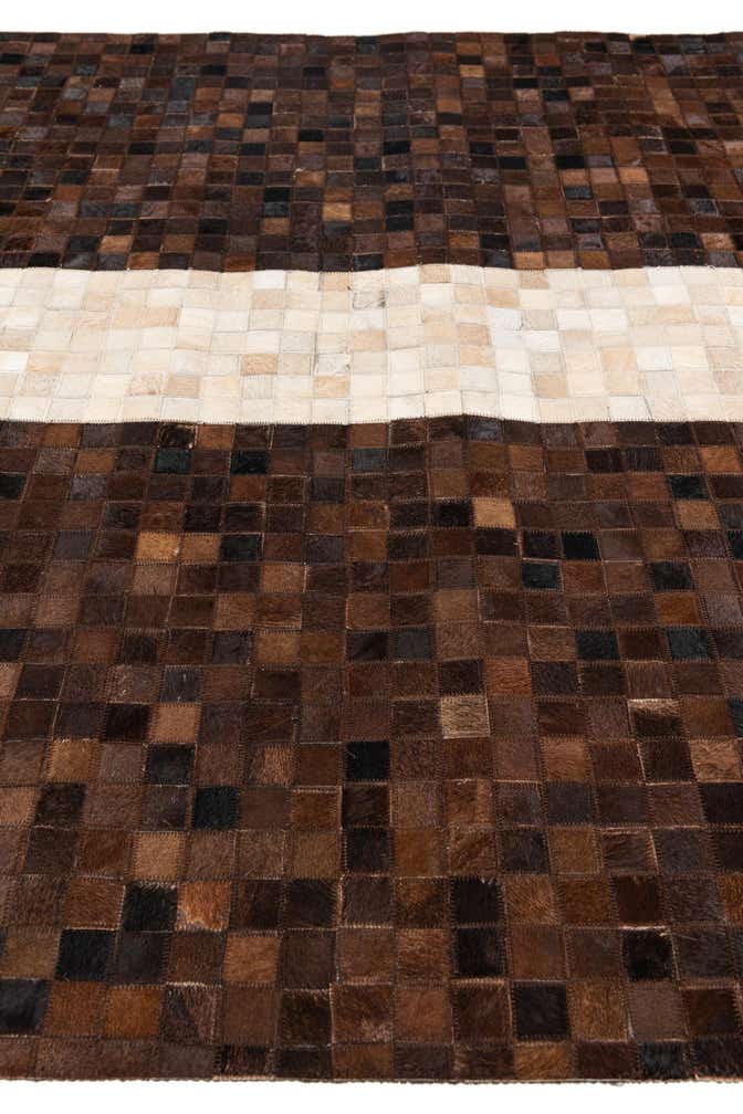 5' x 7' 10 Cowhide Stocks Rug