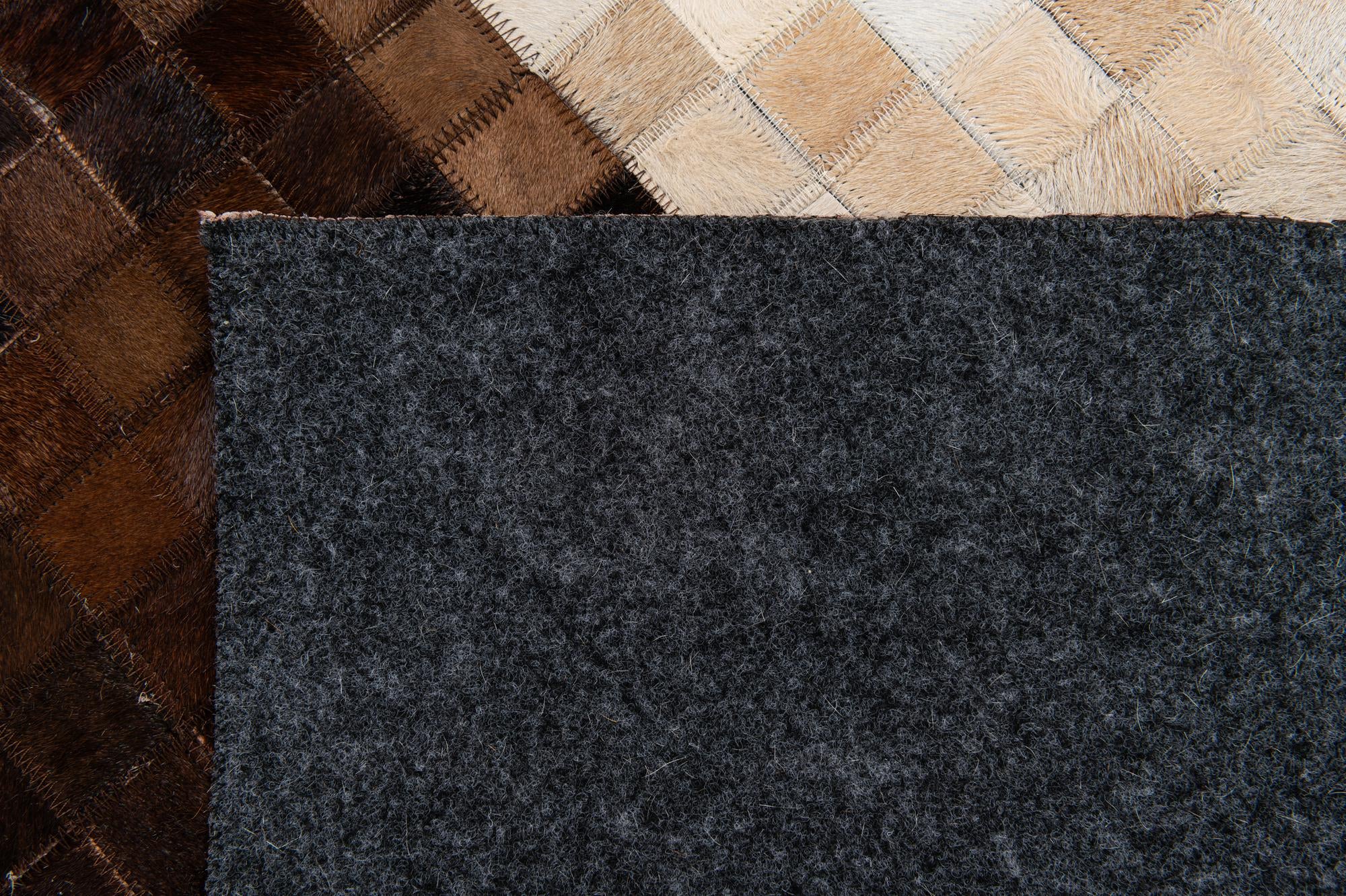 5' x 7' 10 Cowhide Stocks Rug
