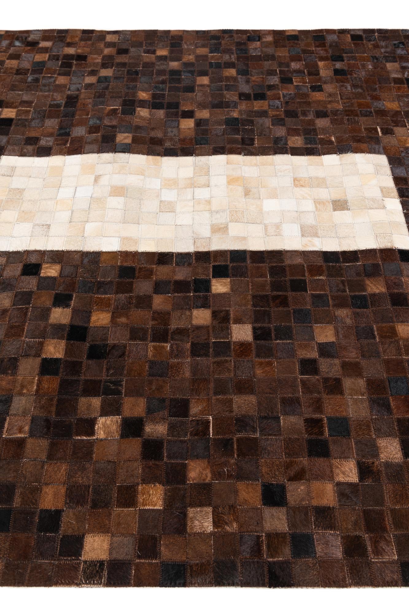 5' x 7' 10 Cowhide Stocks Rug