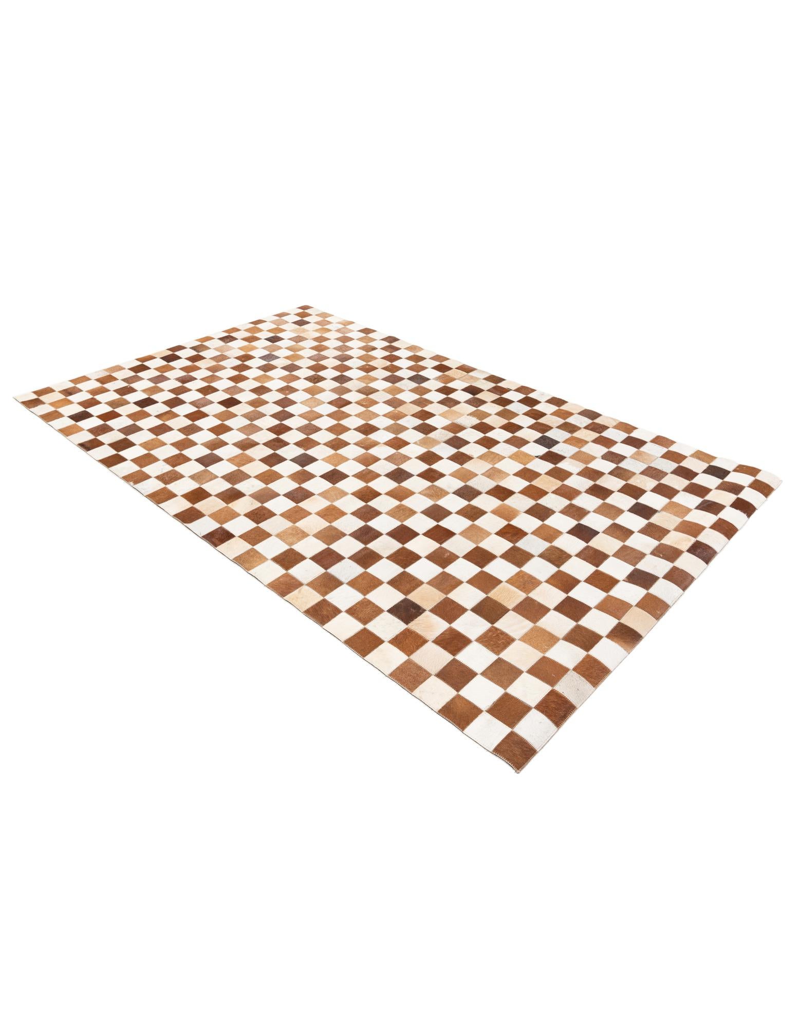 5' x 7' 11 Cowhide Stocks Rug