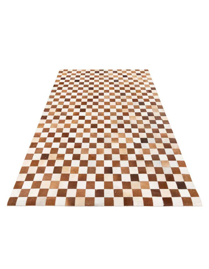 5' x 7' 11 Cowhide Stocks Rug