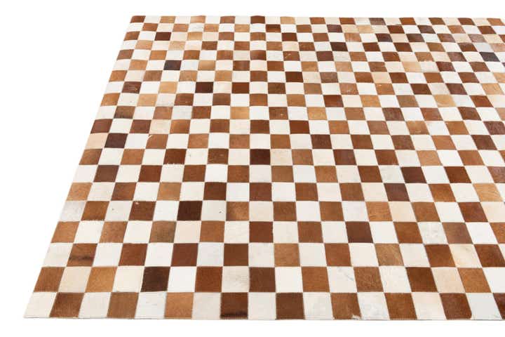 5' x 7' 11 Cowhide Stocks Rug