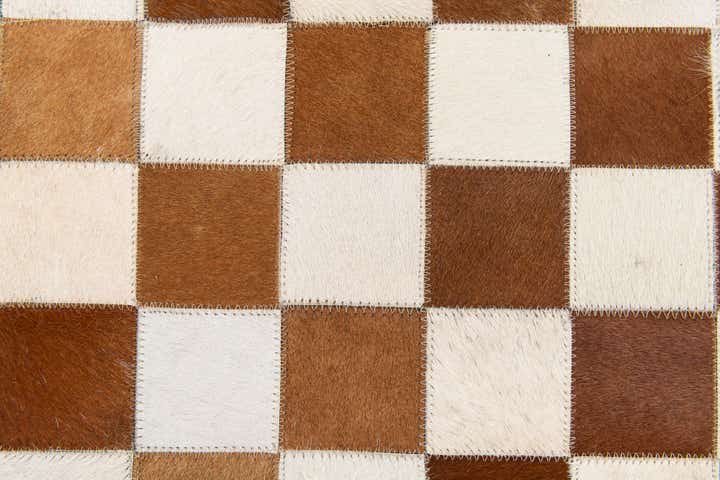 5' x 7' 11 Cowhide Stocks Rug