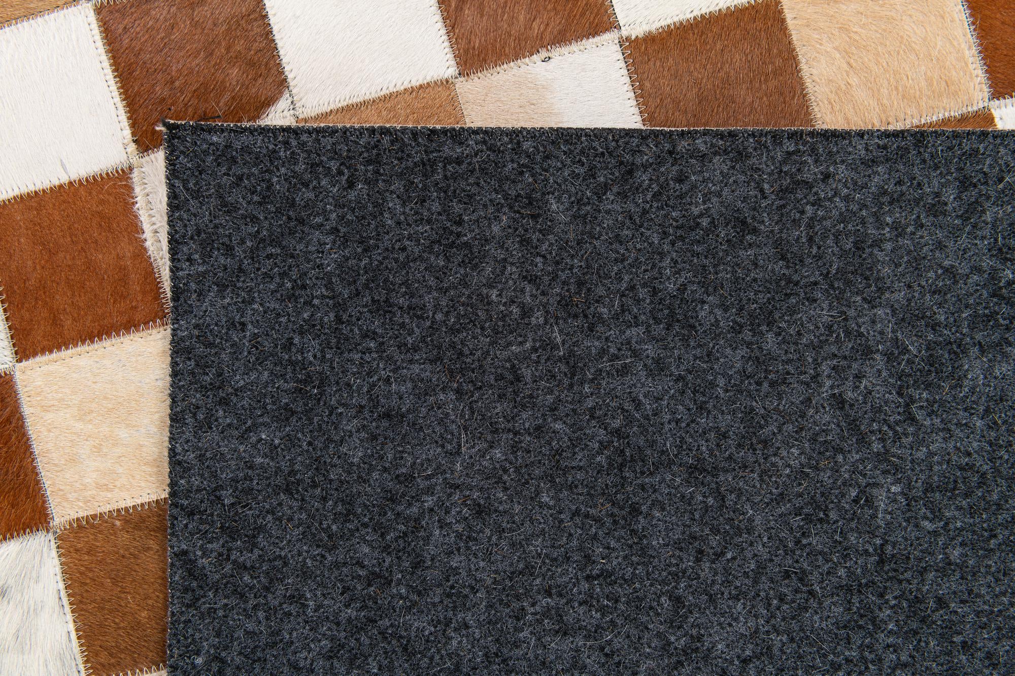 5' x 7' 11 Cowhide Stocks Rug