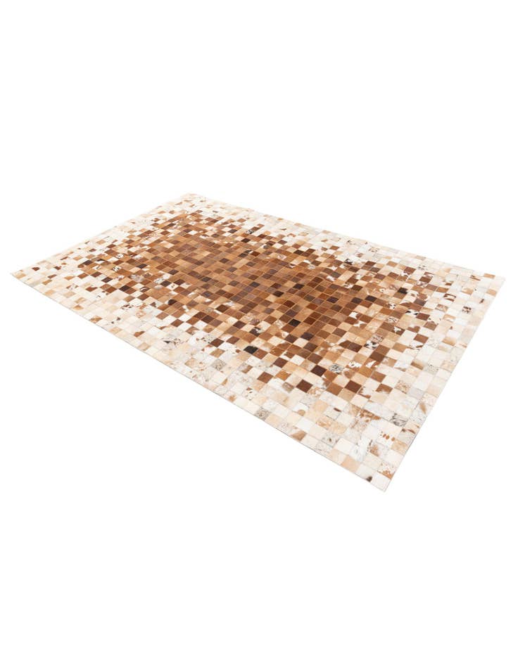 Detail image of 4' 10 x 7' 9 Cowhide Stocks Rug