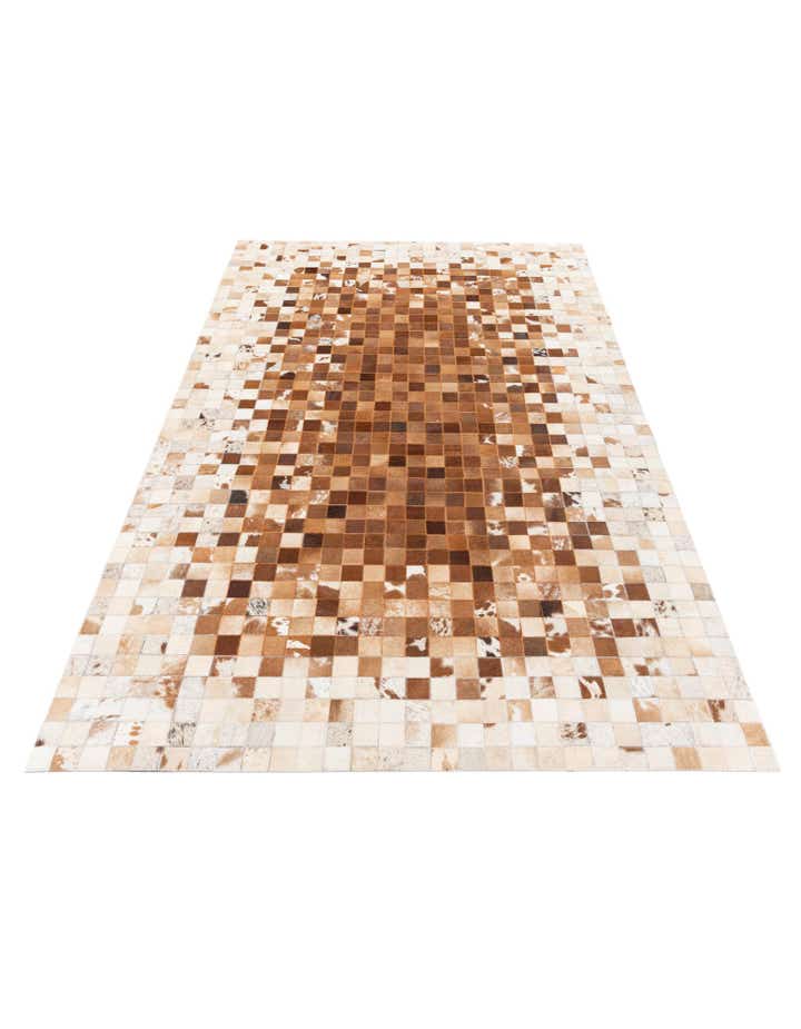 4' 10 x 7' 9 Cowhide Stocks Rug