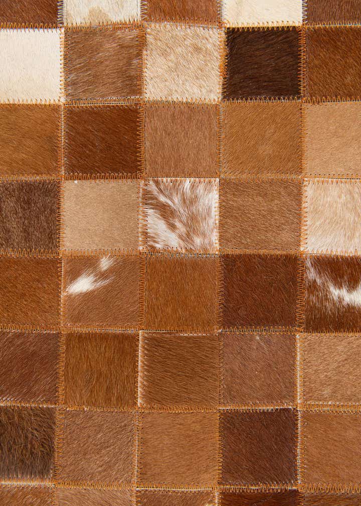 4' 10 x 7' 9 Cowhide Stocks Rug