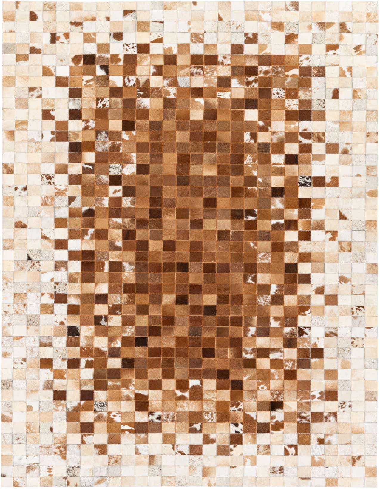 Primary image 4' 10 x 7' 9 Cowhide Stocks Rug