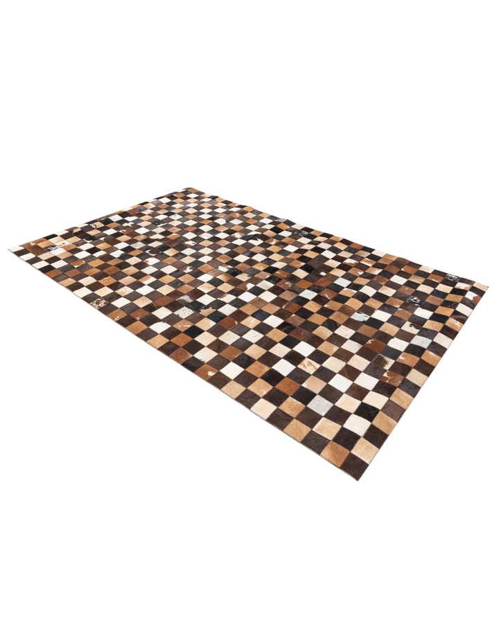 5' x 7' 11 Cowhide Stocks Rug