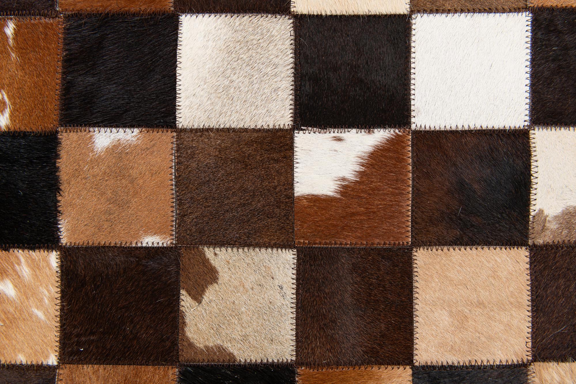 5' x 7' 11 Cowhide Stocks Rug