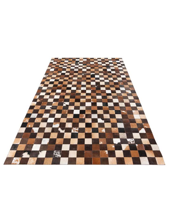 5' x 7' 11 Cowhide Stocks Rug